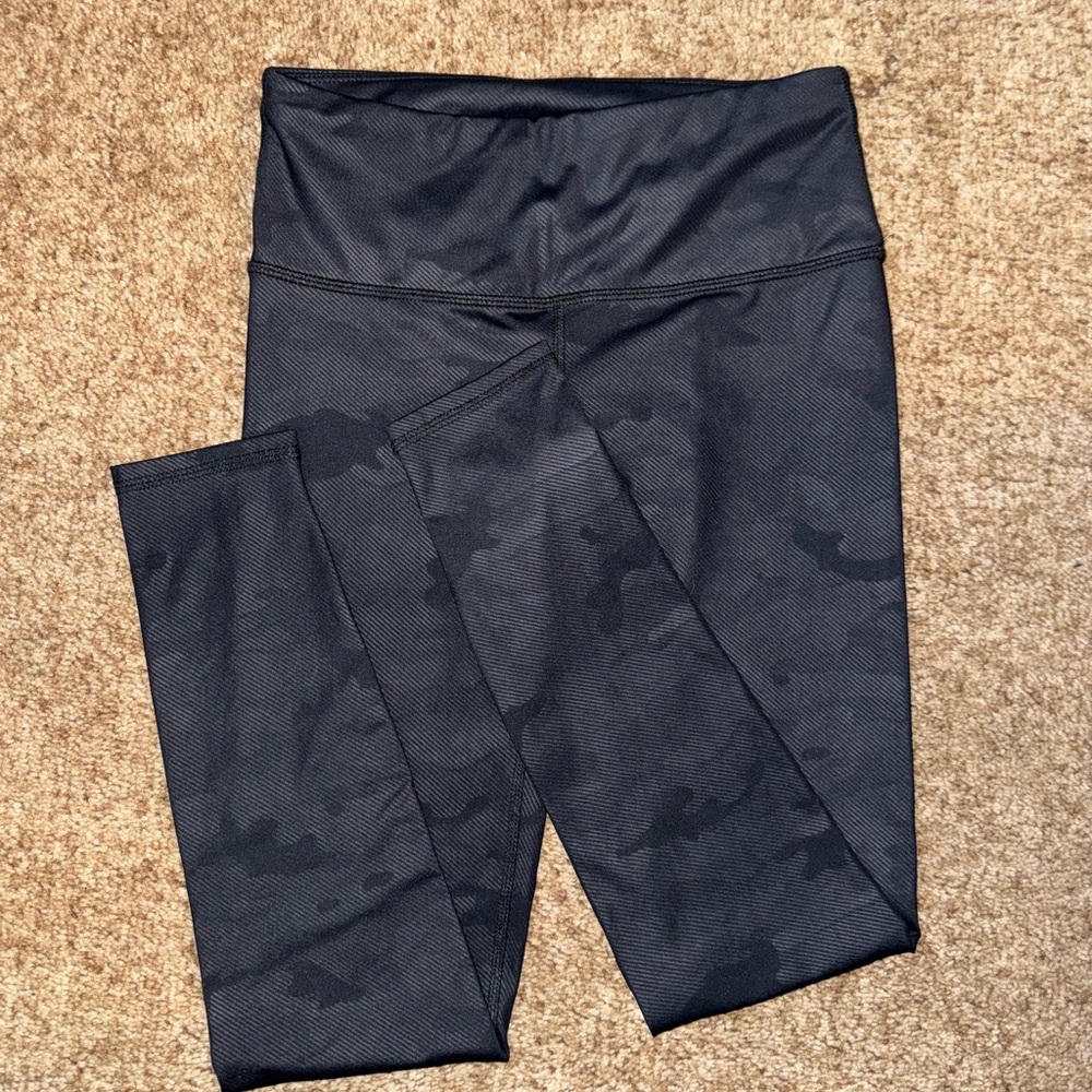 Noli Black Camouflage Leggings